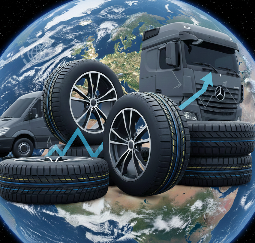 بازار تایر اروپا در ۲۰۲۵: تقاضا کاهش یافته و واردات در حال افزایش است